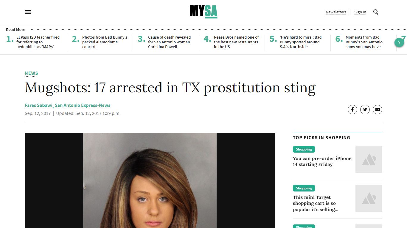 Mugshots: 17 arrested in TX prostitution sting - mySA